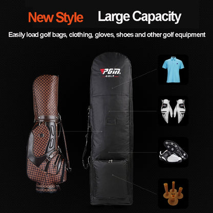 Golf Bag for Travel Aviation with Wheels Large Capacity
